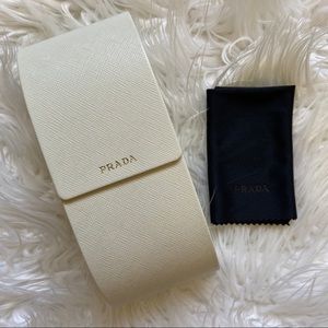 Prada Hard Shell Magnetic Closure Sunglasses Case